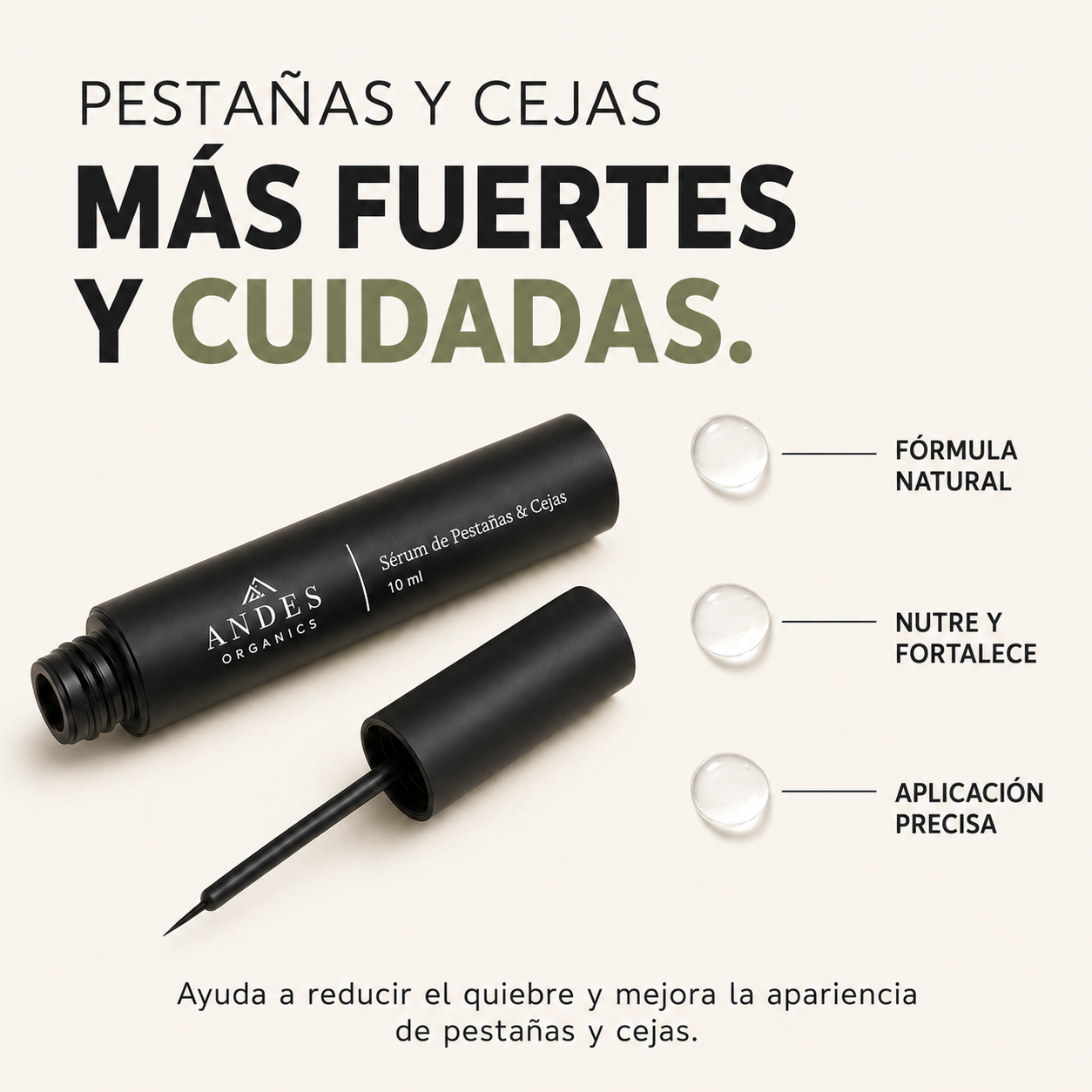 Sérum de Pestañas & Cejas — Más Largas & Fuertes