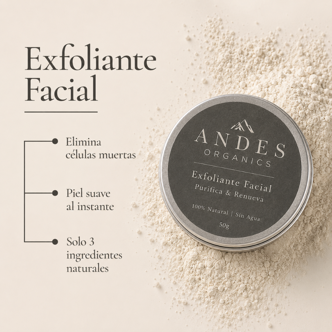 Exfoliante Facial · Purifica & Renueva