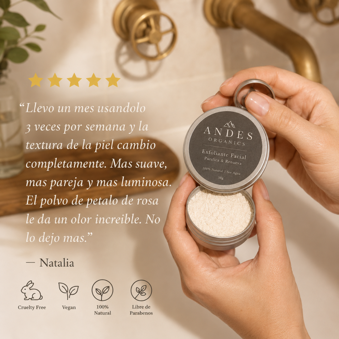 Exfoliante Facial · Purifica & Renueva
